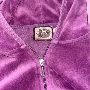 Juicy couture zip up sweater barley worn